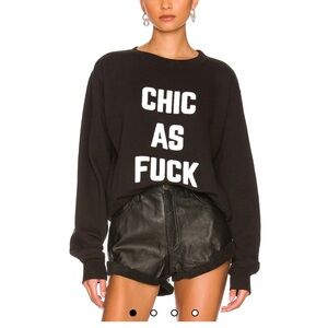 Departure Black Graphic Sweatshirt